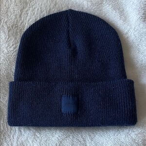 PINK Victoria's Secret Navy Knit Beanie